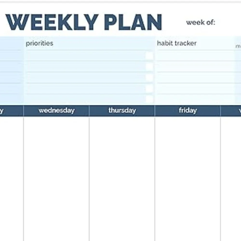 Weekly Planner Pad 10